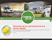 Tablet Screenshot of campingetloisirs.com